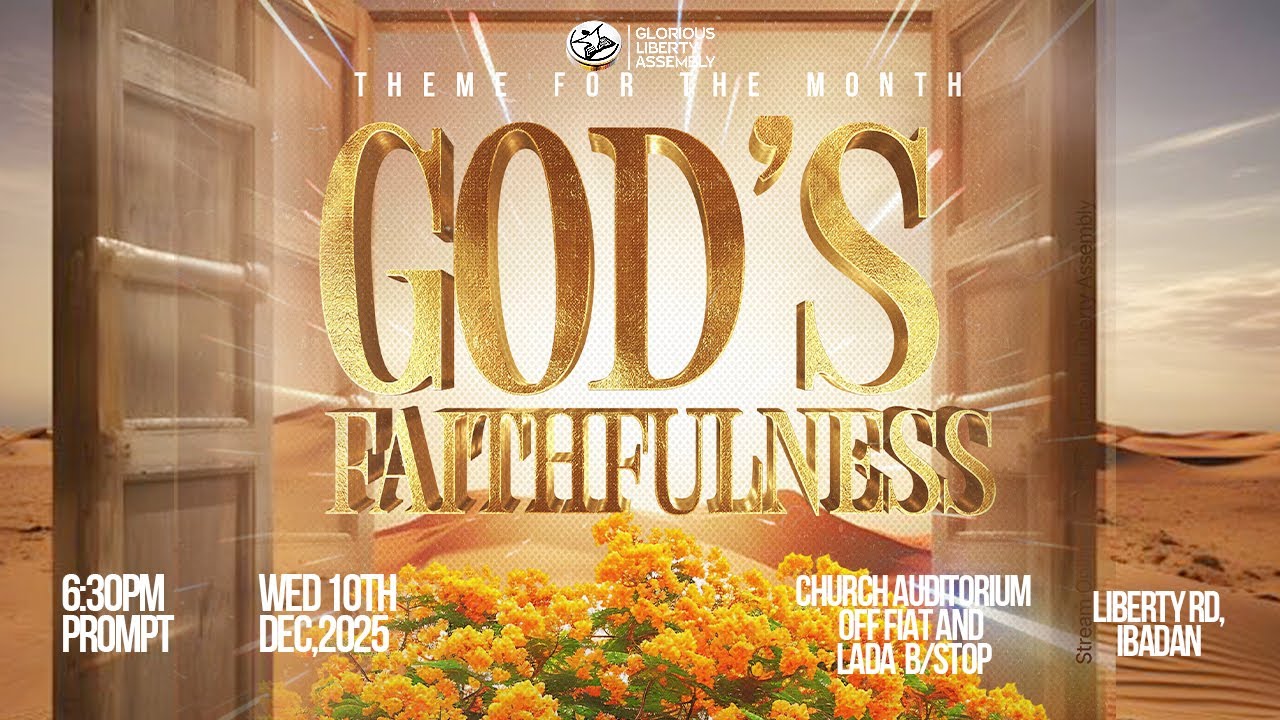 GOD'S FAITHFULNESS | BIBLE STUDY SERVICE | DECEMBER 10, 2025