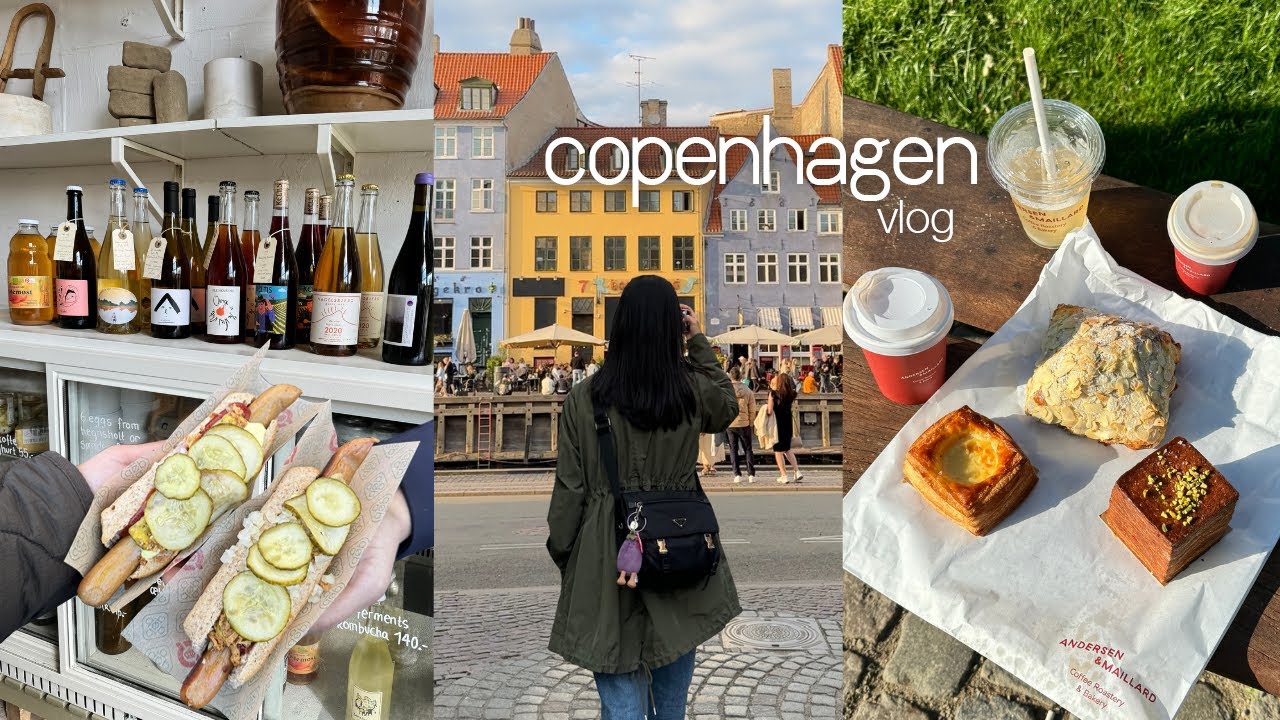 copenhagen vlog | bakeries, michelin restaurants, reffen, louisiana museum, wine, danish hotdogs