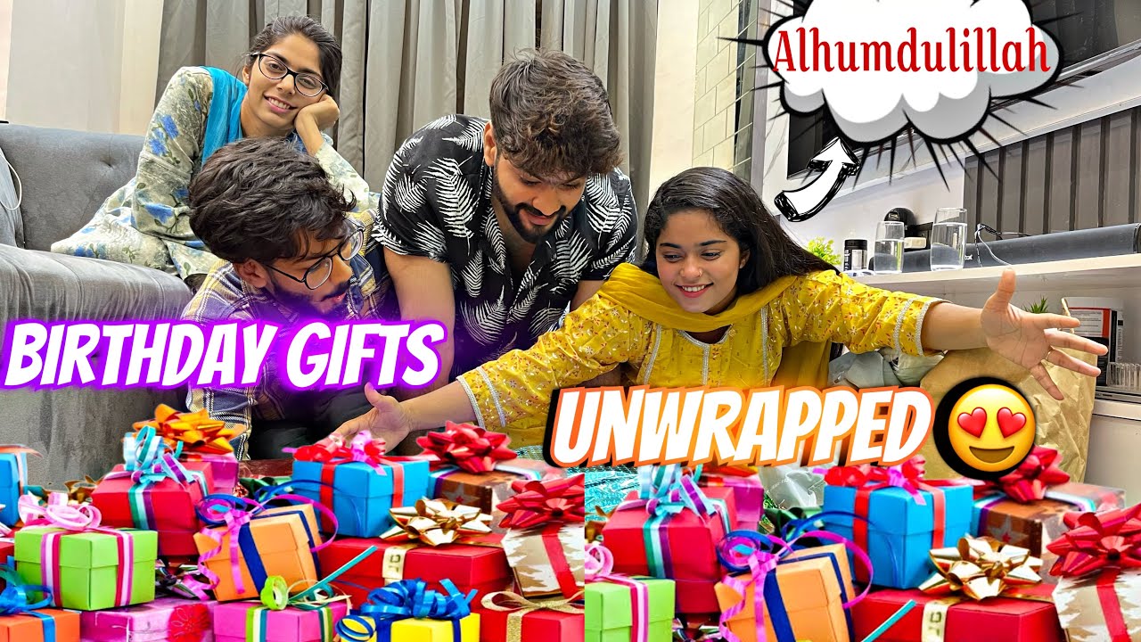 Birthday gift 🎁 || unwrapped || Alhumdulillah for every thing || Haifa’s vlog