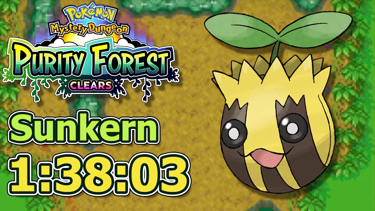 Sunkern (1:38:03) &mdash; Прохождение Леса Чистоты (169/386) &mdash; Pok&eacute;mon Mystery Dungeon: Blue Rescue Team