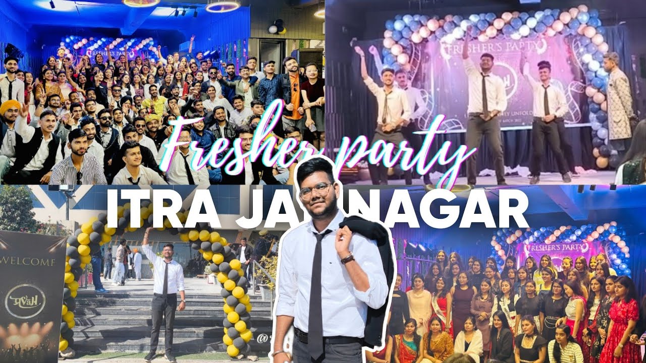 fresher's party 2k25 🍾❤️&zwj;🔥  ITRA JAMNAGAR 🏥⚕️ 23 batch (top medical clg)