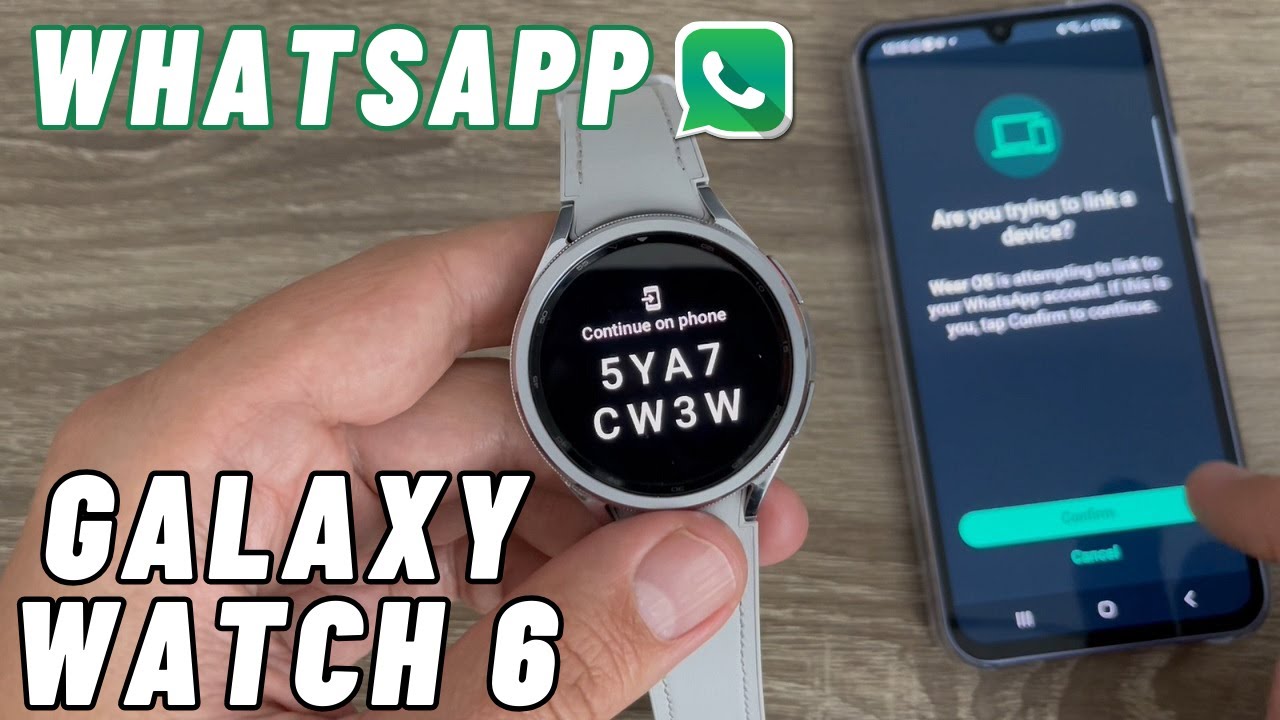 How to Install WHATSAPP on Samsung Galaxy Watch 6