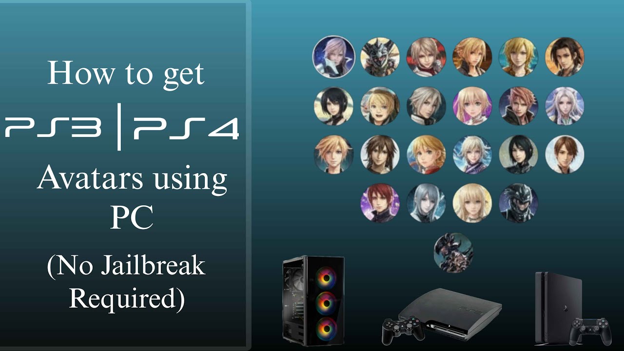 *PATCHED* How To Get PS4/PS3 Avatars Using A PC! (No Jailbreak Needed)