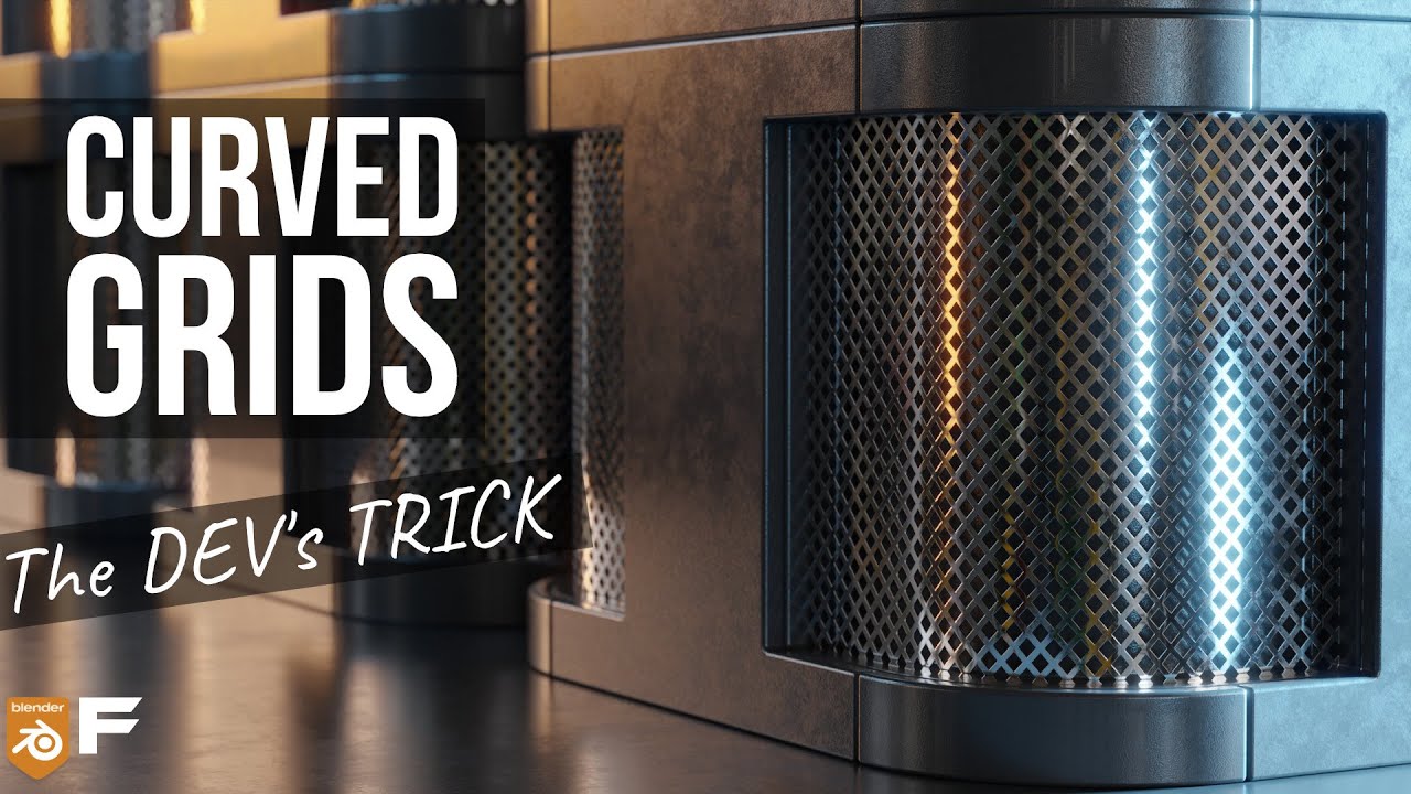 How can the grids follow a curved surface? Fluent and Blender tutorial - Dev's trick