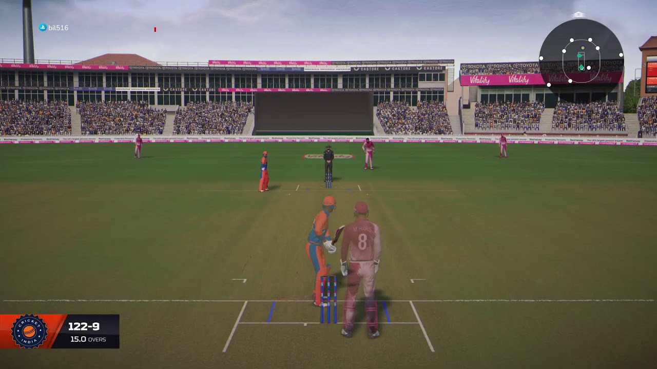 Playing Cricket26 Tag Team vs Bil