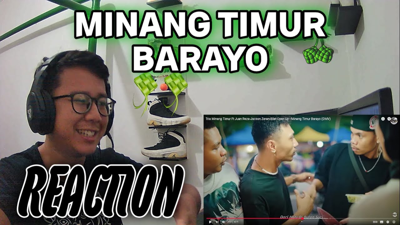REACTION Trio Minang Timur Ft Juan Reza Jacson Zeran Silet Open Up - Minang Timur Barayo (OMV)