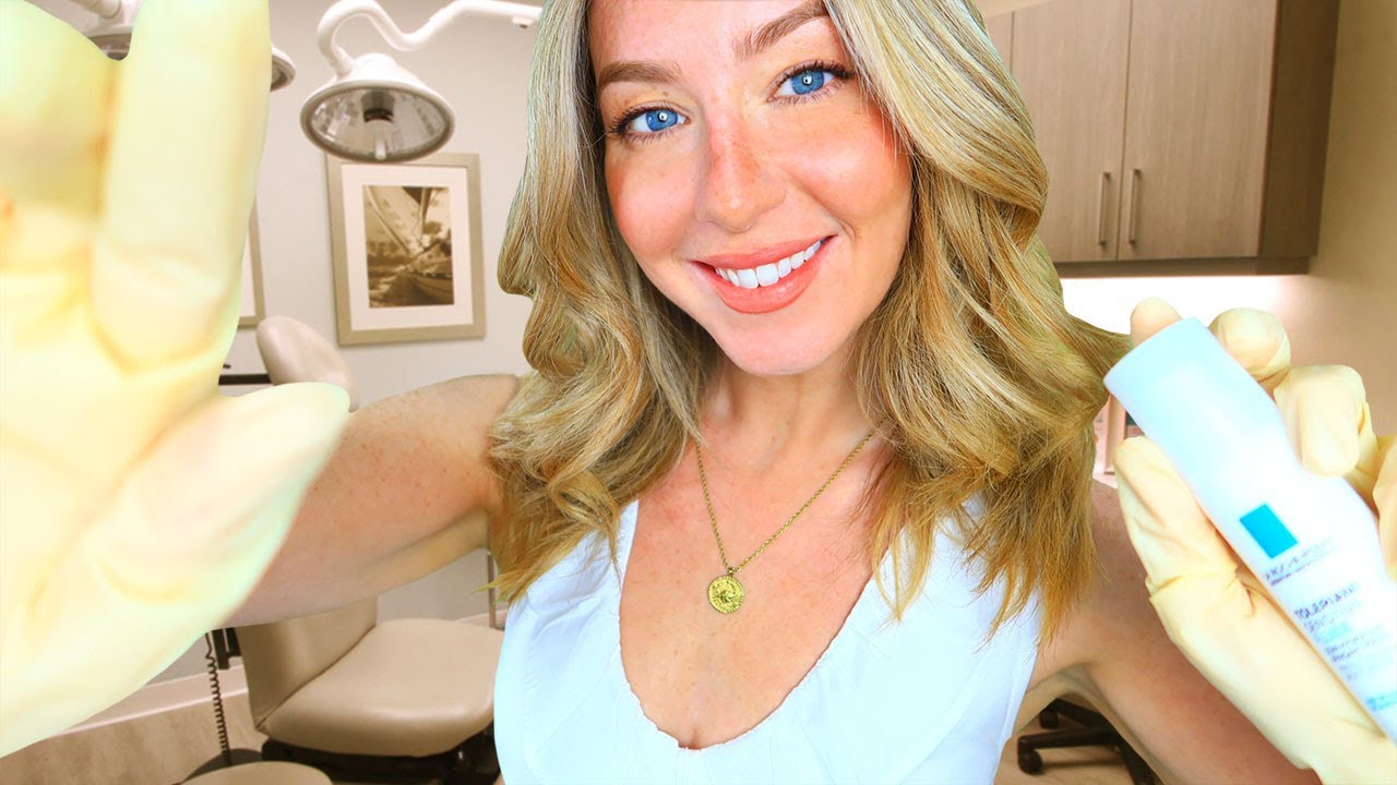 ASMR Personal Face Examination | Dermatologist Roleplay Ft. Latex Gloves, Face Mapping & Measuring