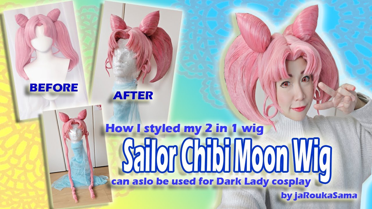 How to style a Sailor Chibi Moon wig | chibiusa cosplay | Aliexpress wig transformation | 2024