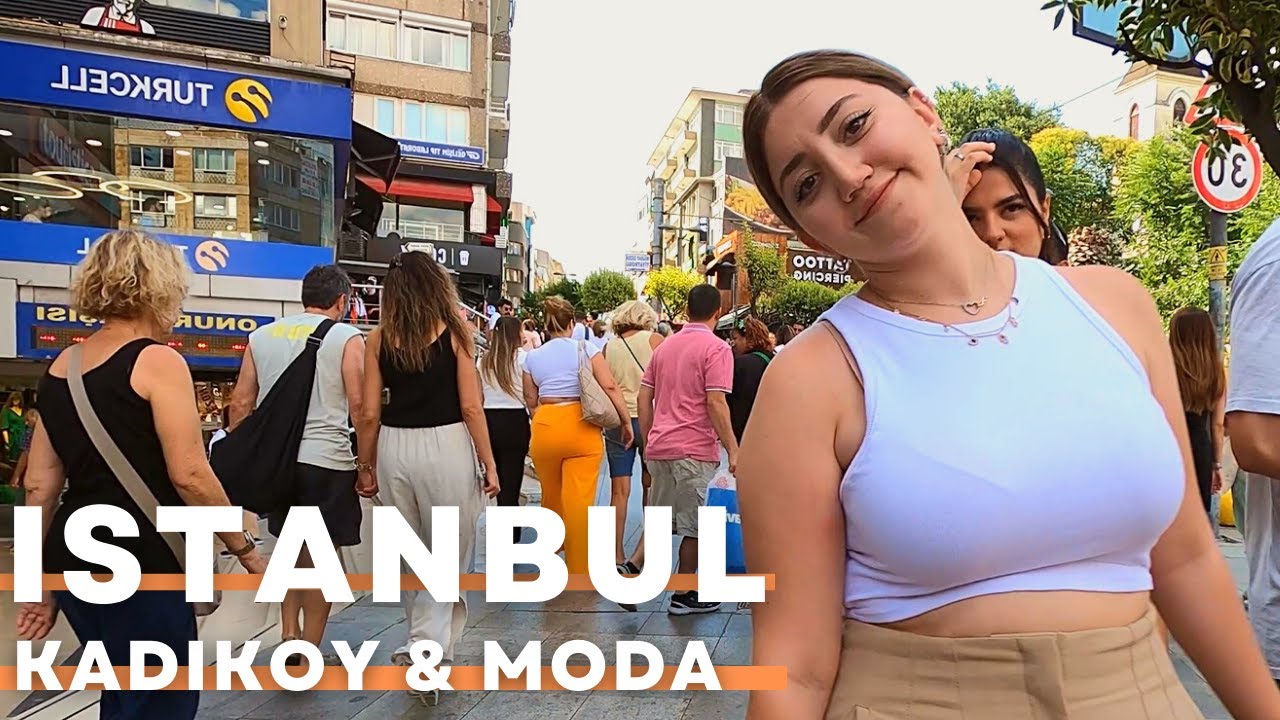 Istanbul 2022 Kadıköy 3 August Walking Tour | 4K UHD 60FPS | Kadıköy Bazaar And Streets | Asian Side