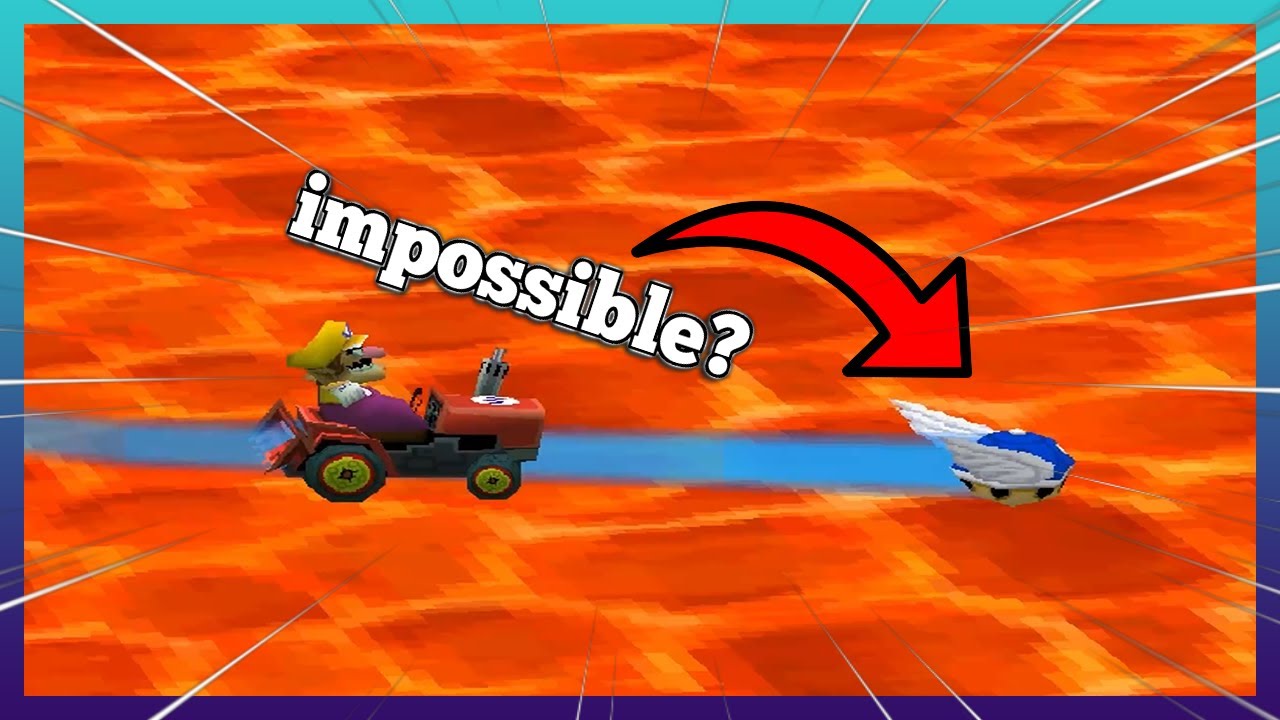 Mario Kart DS.... BUT You can ride a Blue Shell!