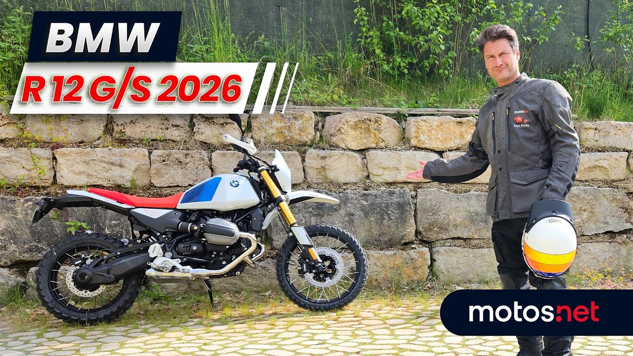 ⛰️BMW R 12 G/S 2026 / Más off-road que nunca / Review 4K / Presentación / motos.net