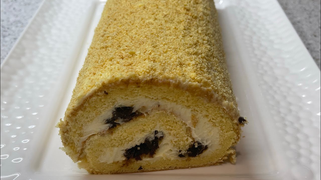 Легкий в Приготовление Вкусный Бисквитный Рулет (РЕЦЕПТ)