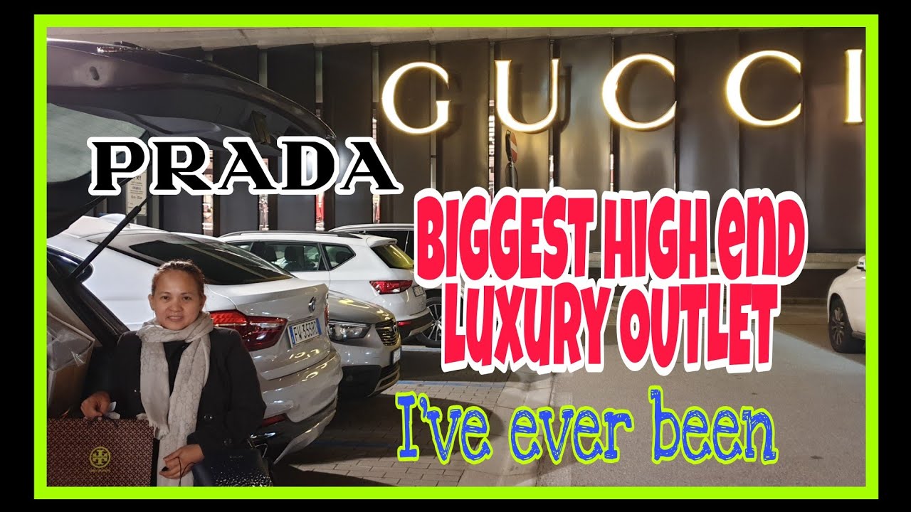 BIGGEST LUXURY OUTLET I'VE EVER BEEN | THE MALL FIRENZE | GUCCI | PRADA | MY JOURNEY | OUTLET SALE