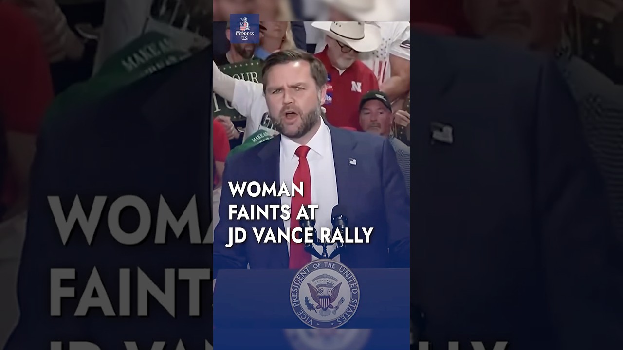 JD Vance's rally halted for medical emergency as he prays