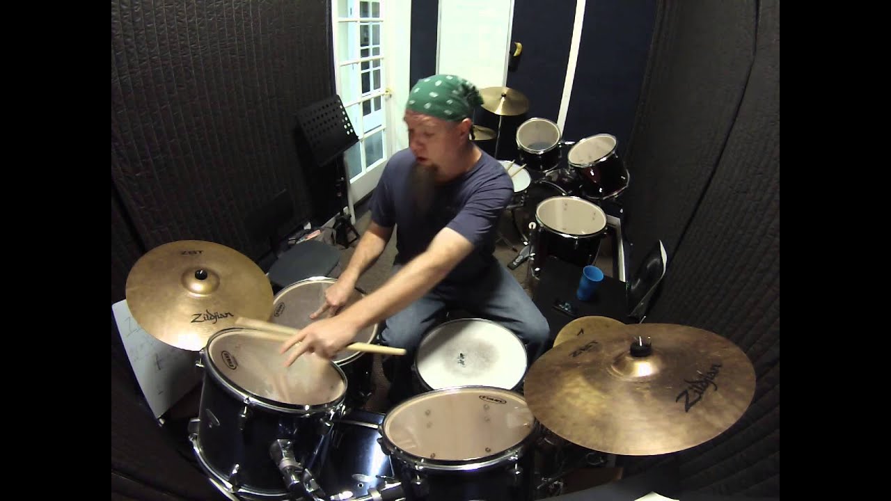 Drum lesson - Over The Mountain - Ozzy Osborn