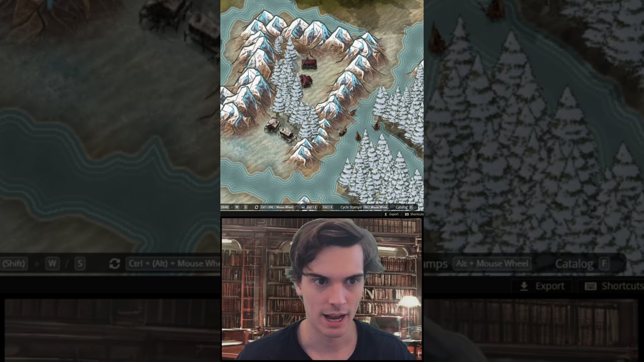 Making a DnD World Map Timelapse