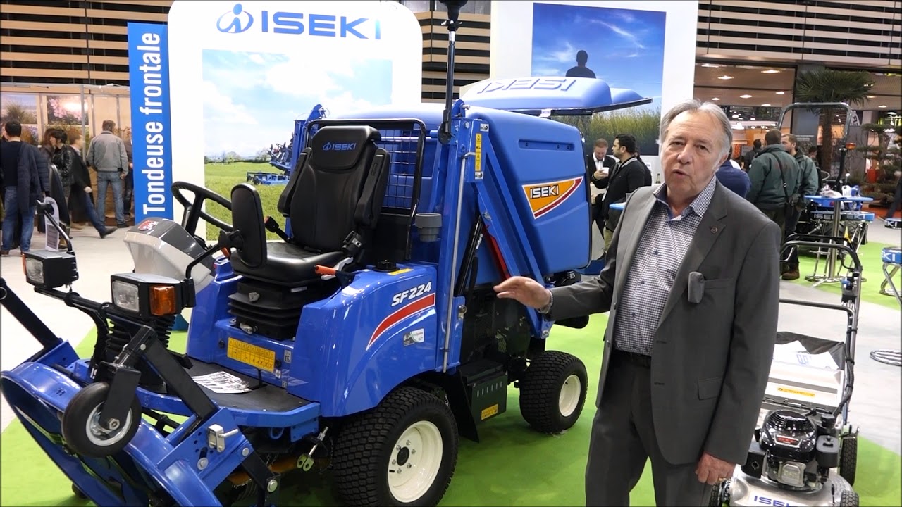 ISEKI :  SF224 Tondeuse Frontale Professionnelle Grands Espaces présentée par François JOYEUX