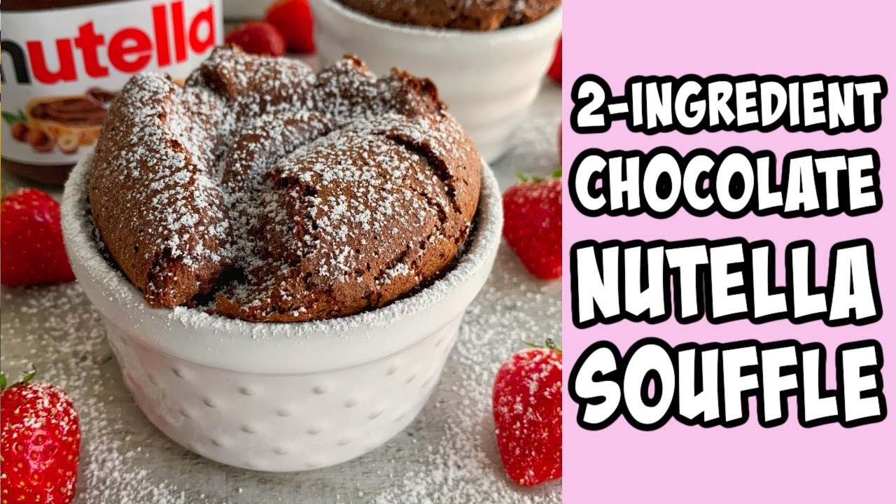 Nutella Souffl&eacute; Recipe #shorts