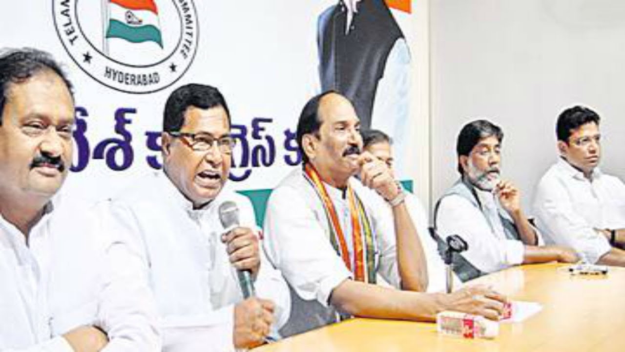 Congress leaders criticized D Srinivas
