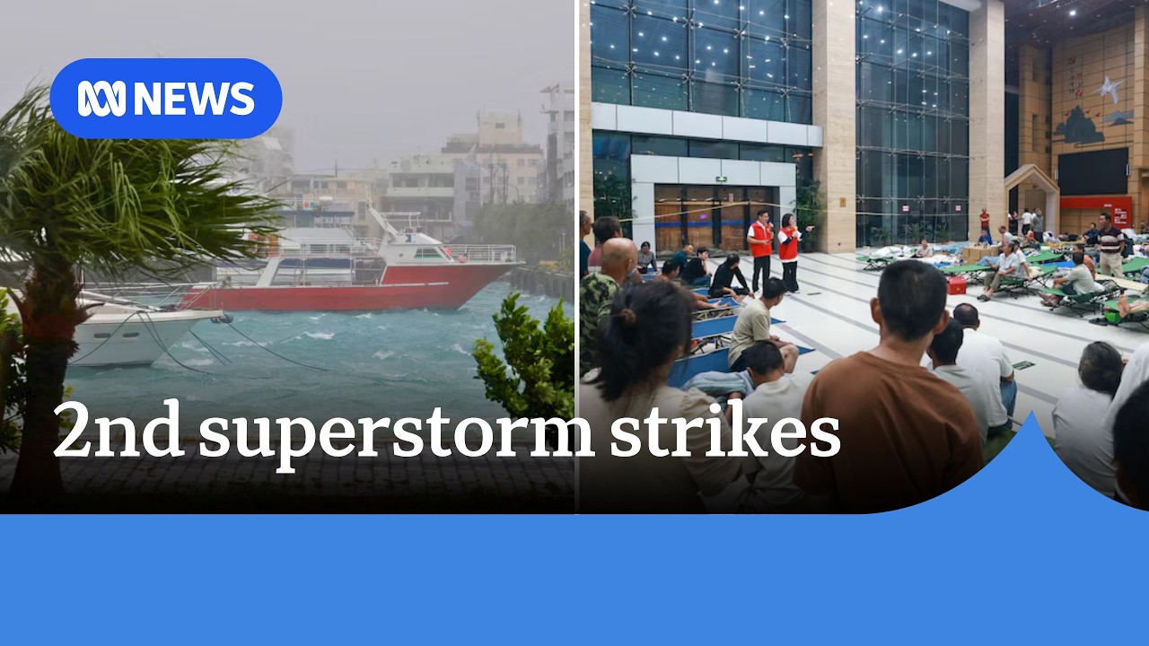 Typhoon Bavi lashes China, a week since Typhoon Maysak | ABC NEWS
