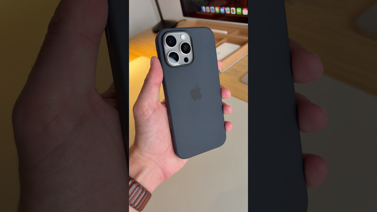 Unboxing the iPhone 16 Pro Max Black Silicone Case 🔥