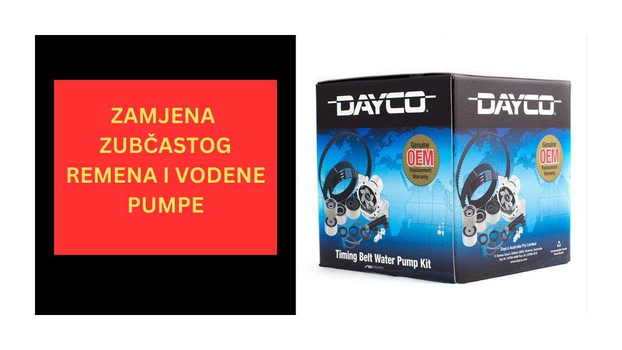 DIY ZAMJENA ZUBČASTOG REMENA I VODENE PUMPE Golf MK5 1.9 TDI