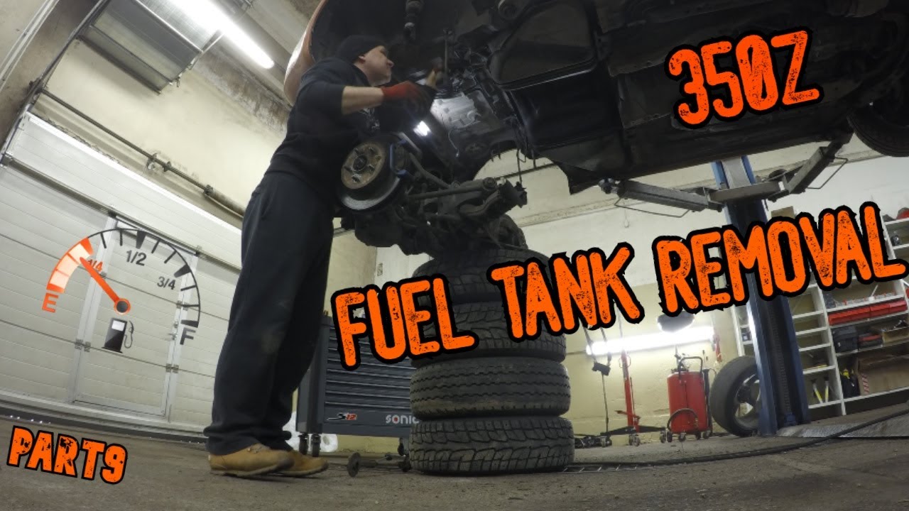 Fuel Tank Removal Nissan 350z Part9