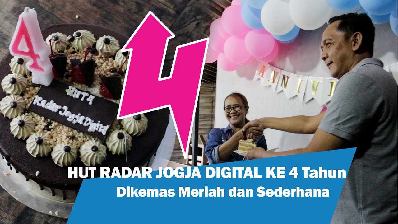 HUT RADAR JOGJA DIGITAL KE 4 Tahun, Dikemas Meriah dan Sederhana