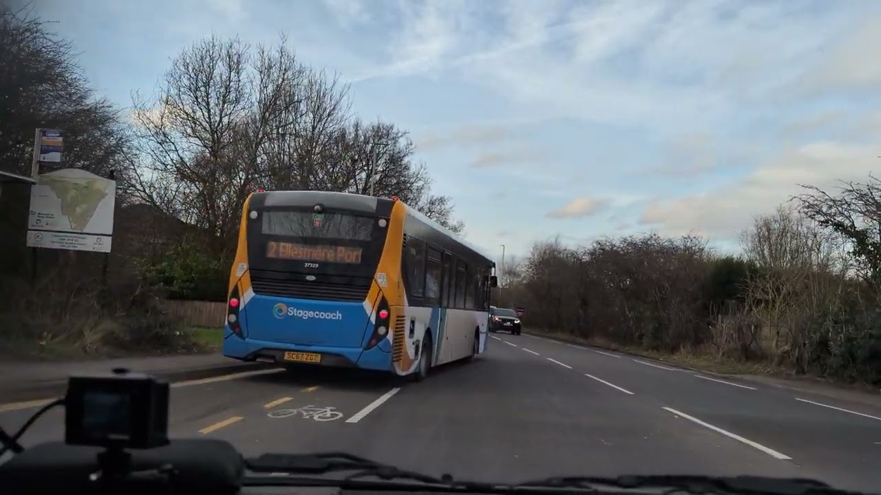 4K-60FPS-HIRES 🚗 Short drive from Chester to Little Sutton Cheshire 🚗 Mon 3 Feb 2025 🚗