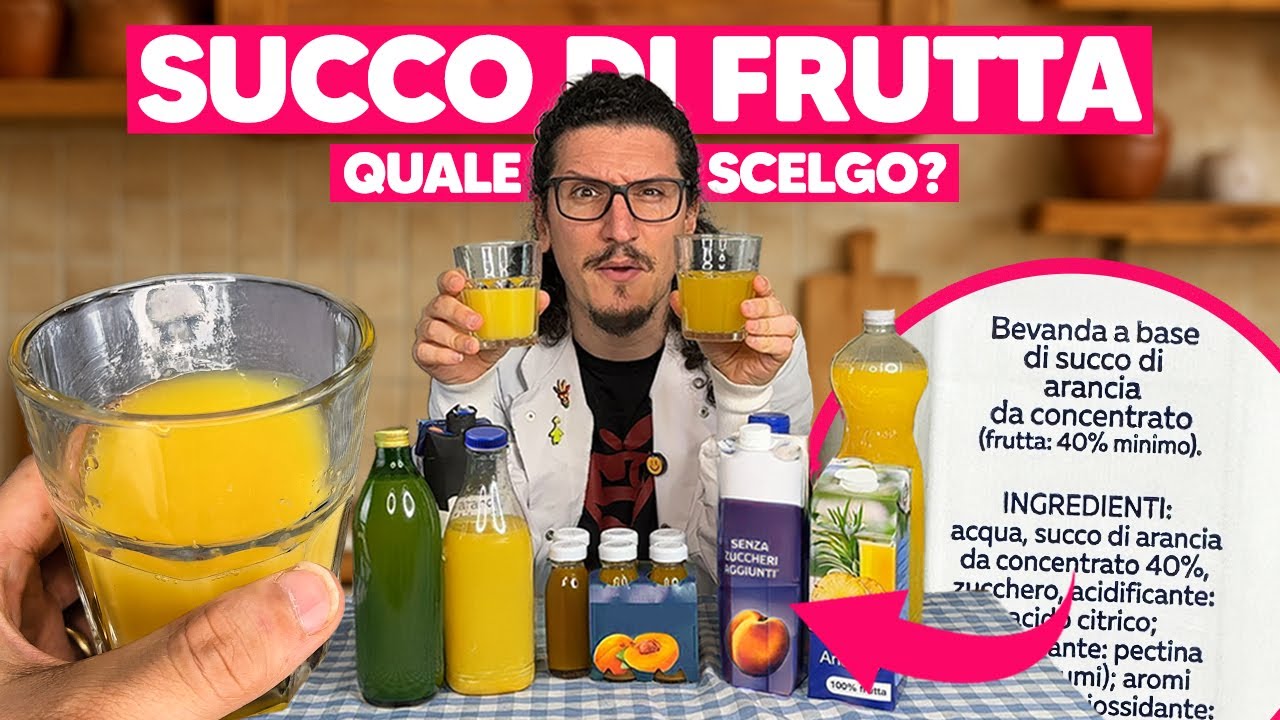 Succo 100% frutta, nettare o bevanda: come riconoscerli? ATTENTO a cosa bevi!