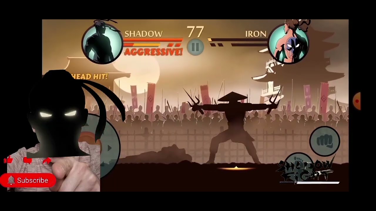 Lets Play 2 Shadow fight 2 Act 1 kampf gegen Needle 