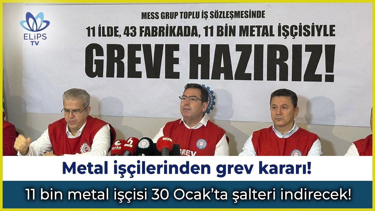 Binlerce metal işçisi greve gidiyor: 43 fabrikada şalter inecek!