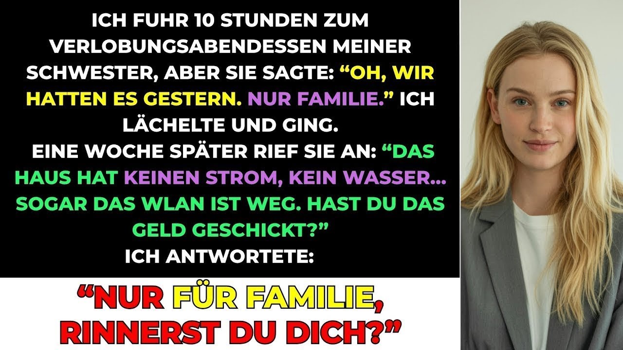 Meine Schwester Sagte  'Oh, Wir Hatten Es Gestern', Als Ich Nach Der Hochzeit Fragte, Die Ich Zahl