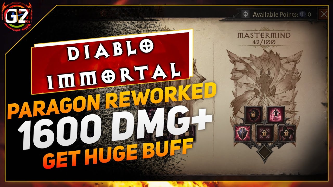 Paragon Tree Reworked - 1600 Damage Increase| Do This After | Do This After 150 | Diablo Immortal