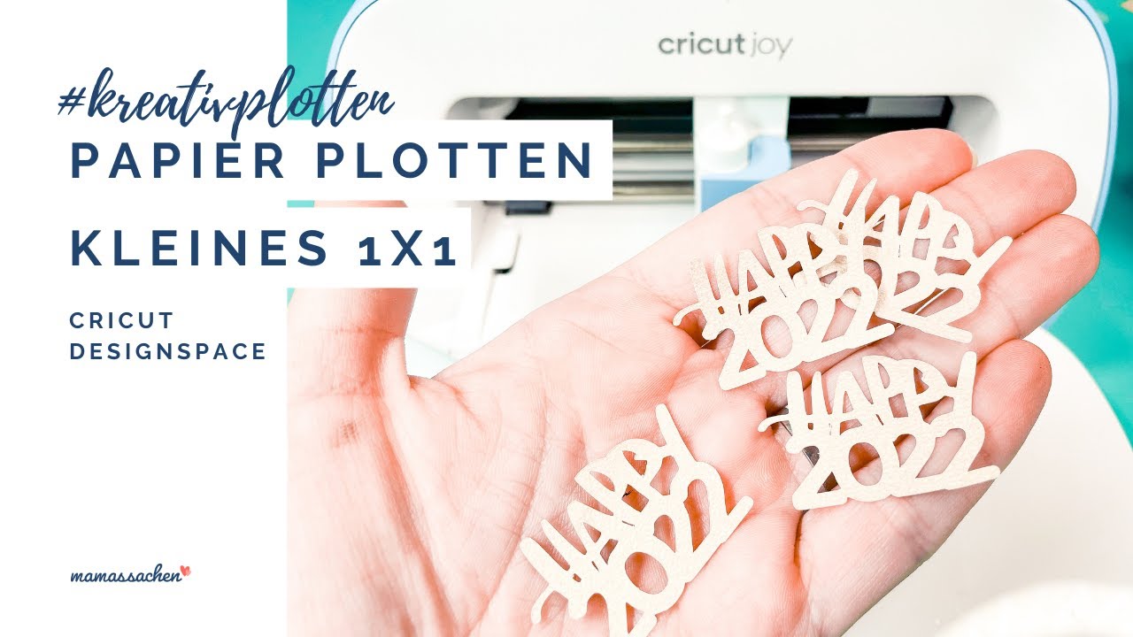 Papier Plotten für Anfänger | Cricut Joy mit vielen Tipps für Designspace