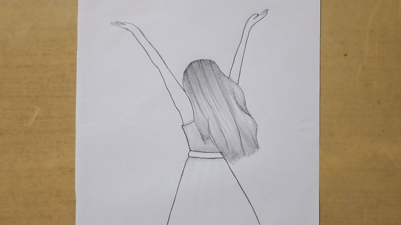 Girl Drawing ll Easy drawing ideas ll #pencildrawing #easydrawingideas #sketch #pencilwonders #art
