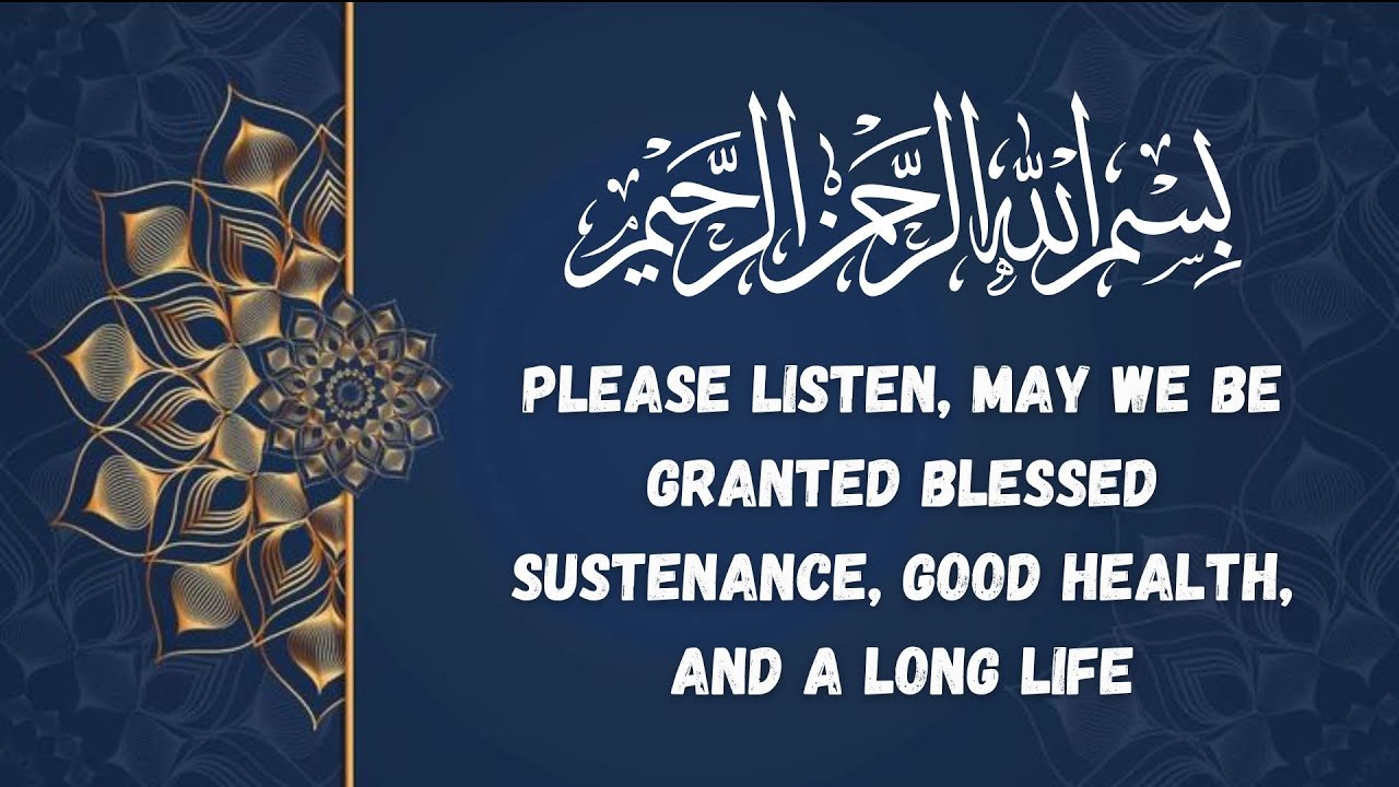 Please listen, may we be granted blessed sustenance, good health, and a long life #videoviral