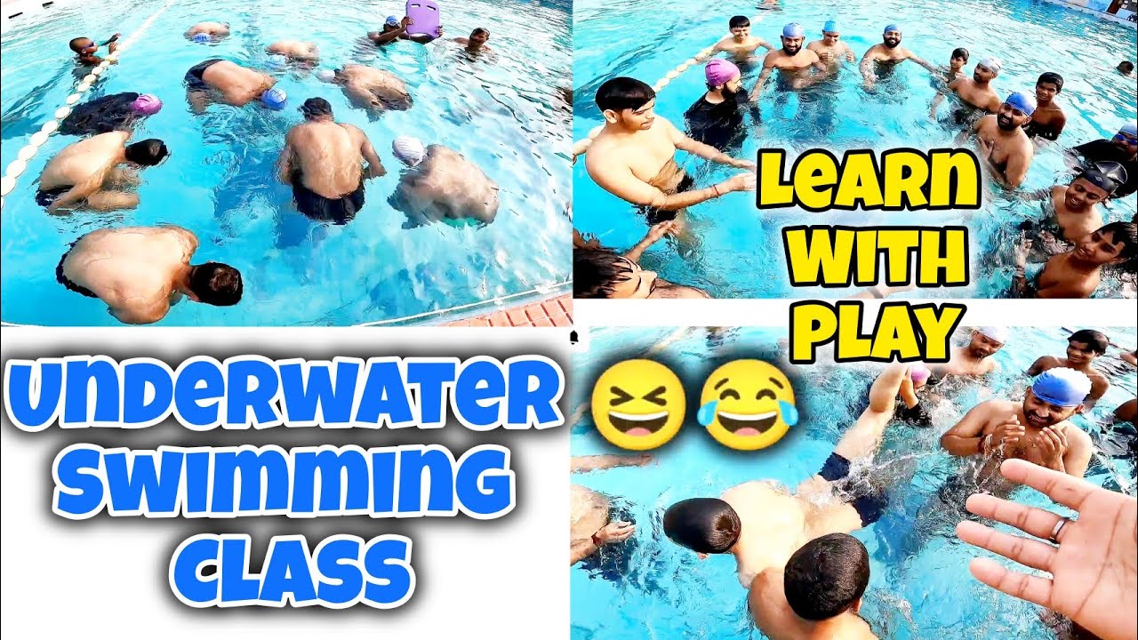 Underwater Swimming Class पानी के नीचे तैरना सीखें, Swimming Tips for Beginners, Swimming Training