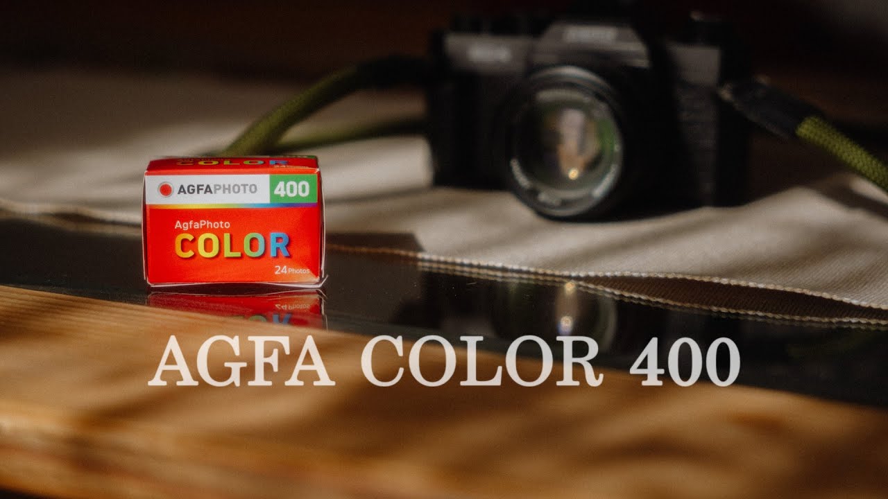 Shooting a roll of AGFA COLOR 400.