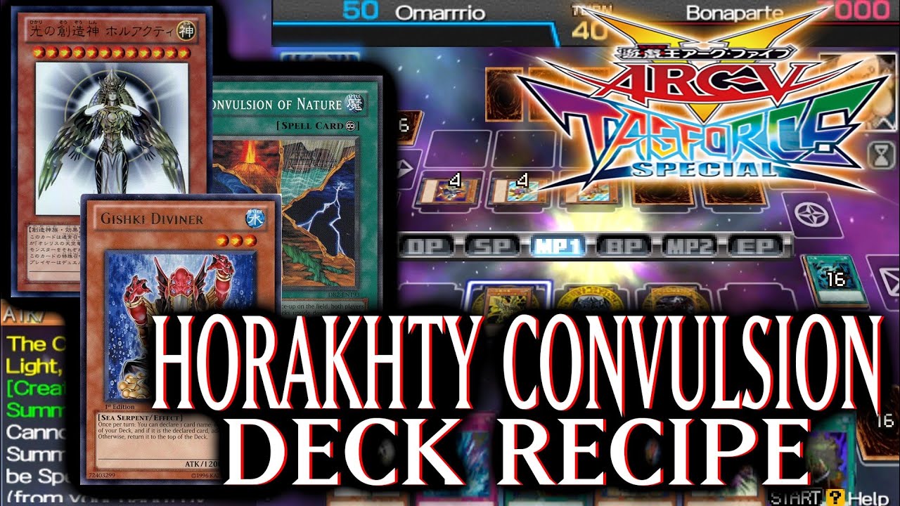 Horakhty Convulsion Deck - Yu-Gi-Oh! Arc-V Tag Force Special #10