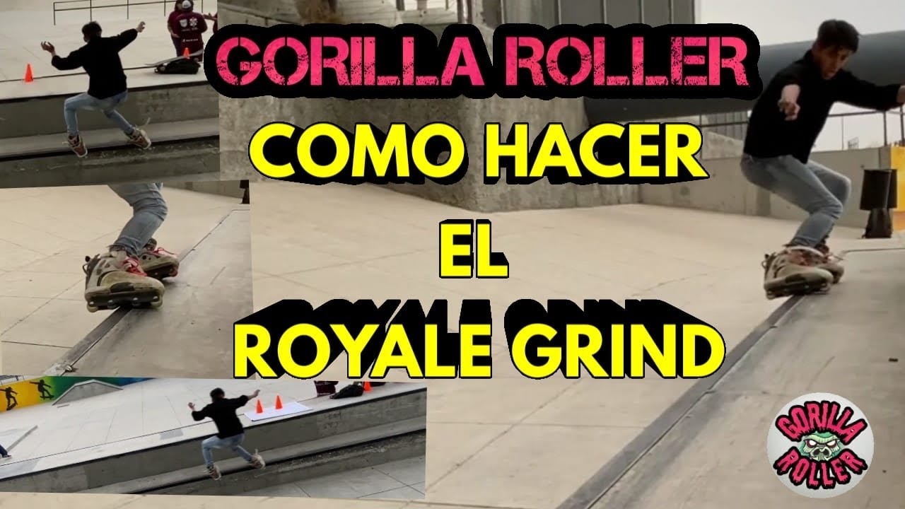¡COMO GRINDAR CON PATINES DE AGRESIVO! // ROYALE GRIND / Como hacer el ROYALE grind.