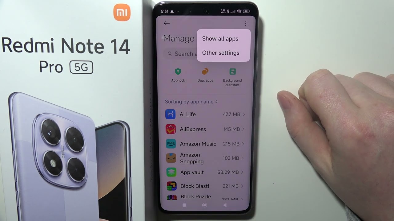 Redmi Note 14 Pro 5G - How to Change System Launcher