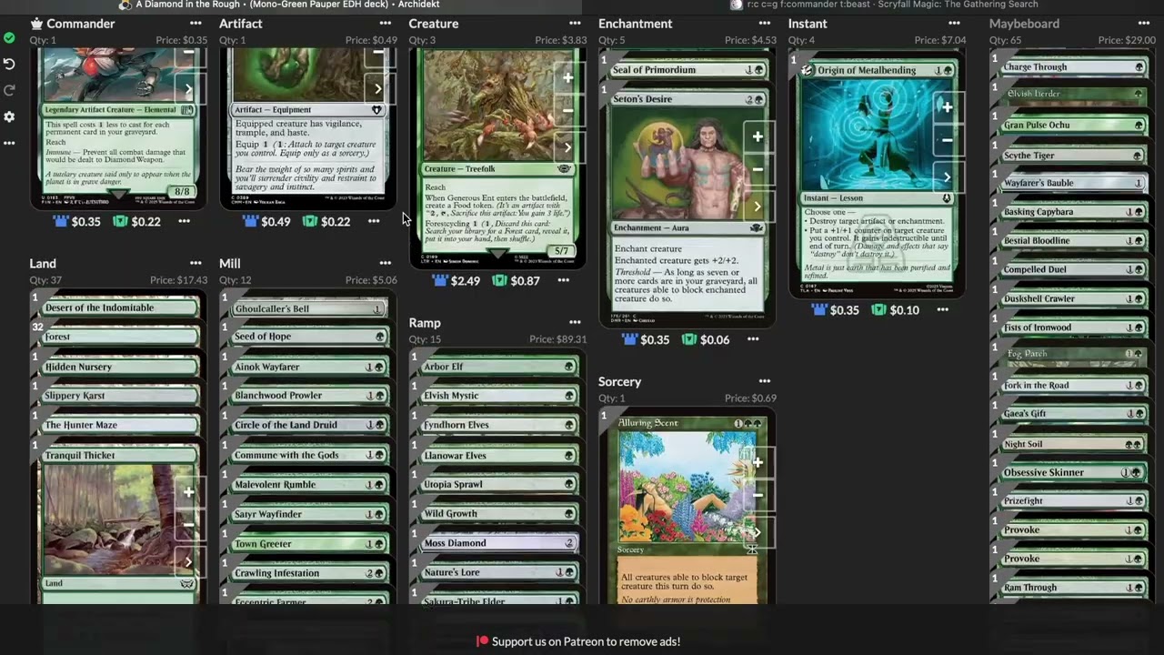 Diamond Weapon Pauper EDH Build - Woop Woop!