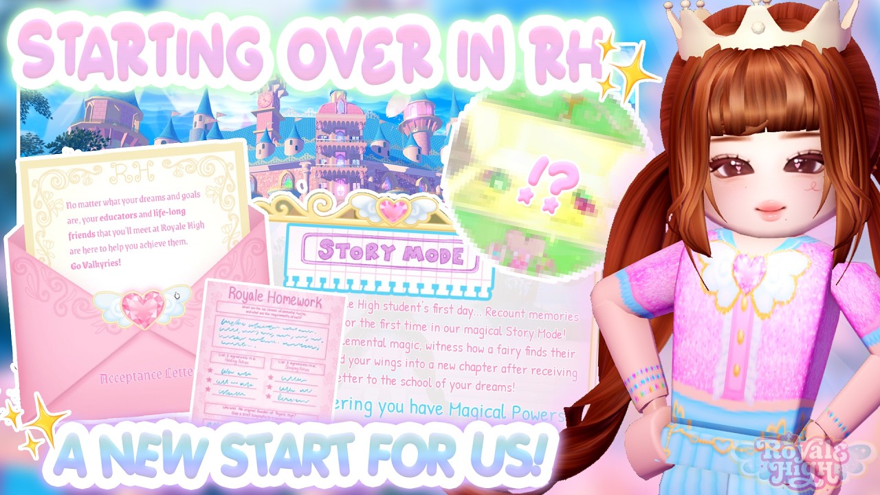 ✨Starting over in ROYALE 🏰 HIGH As a new player || Episode 1 💎