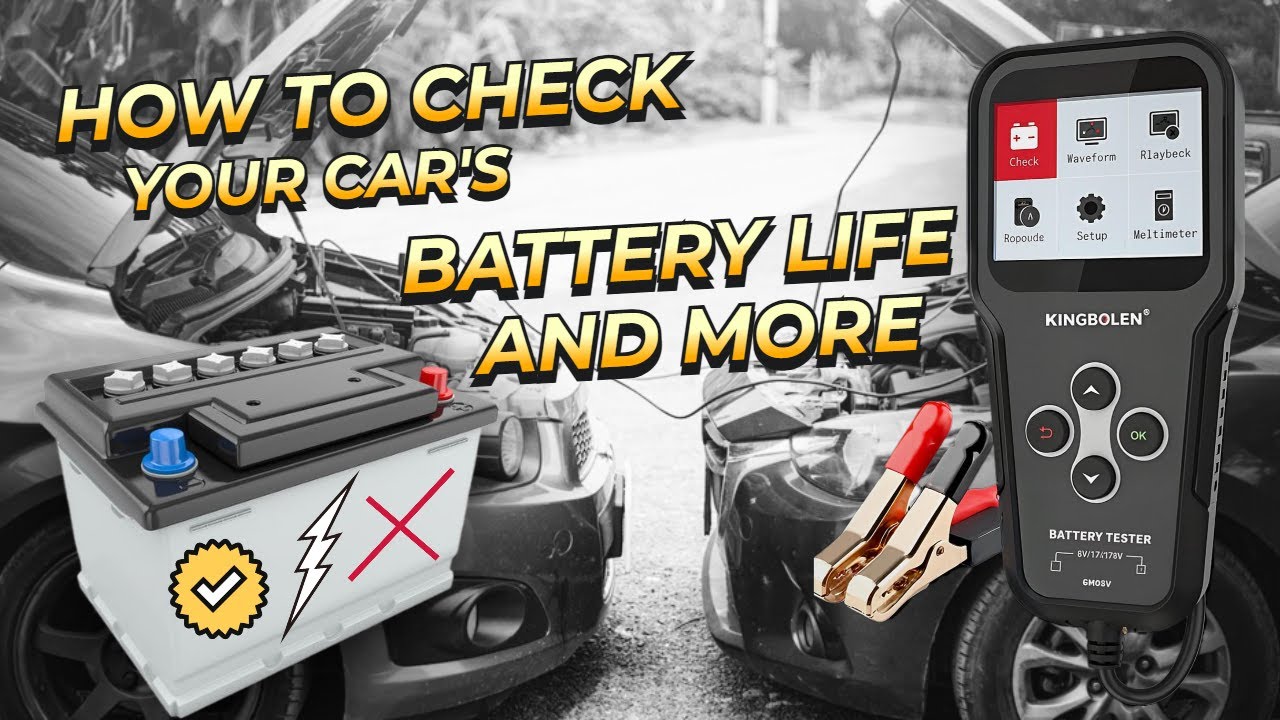 How to Test a Car Battery Life State of Charge Kingbolen BM520