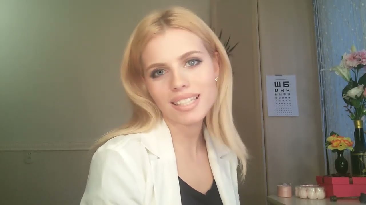 Настя Летова Асмр видео Приём у окулиста