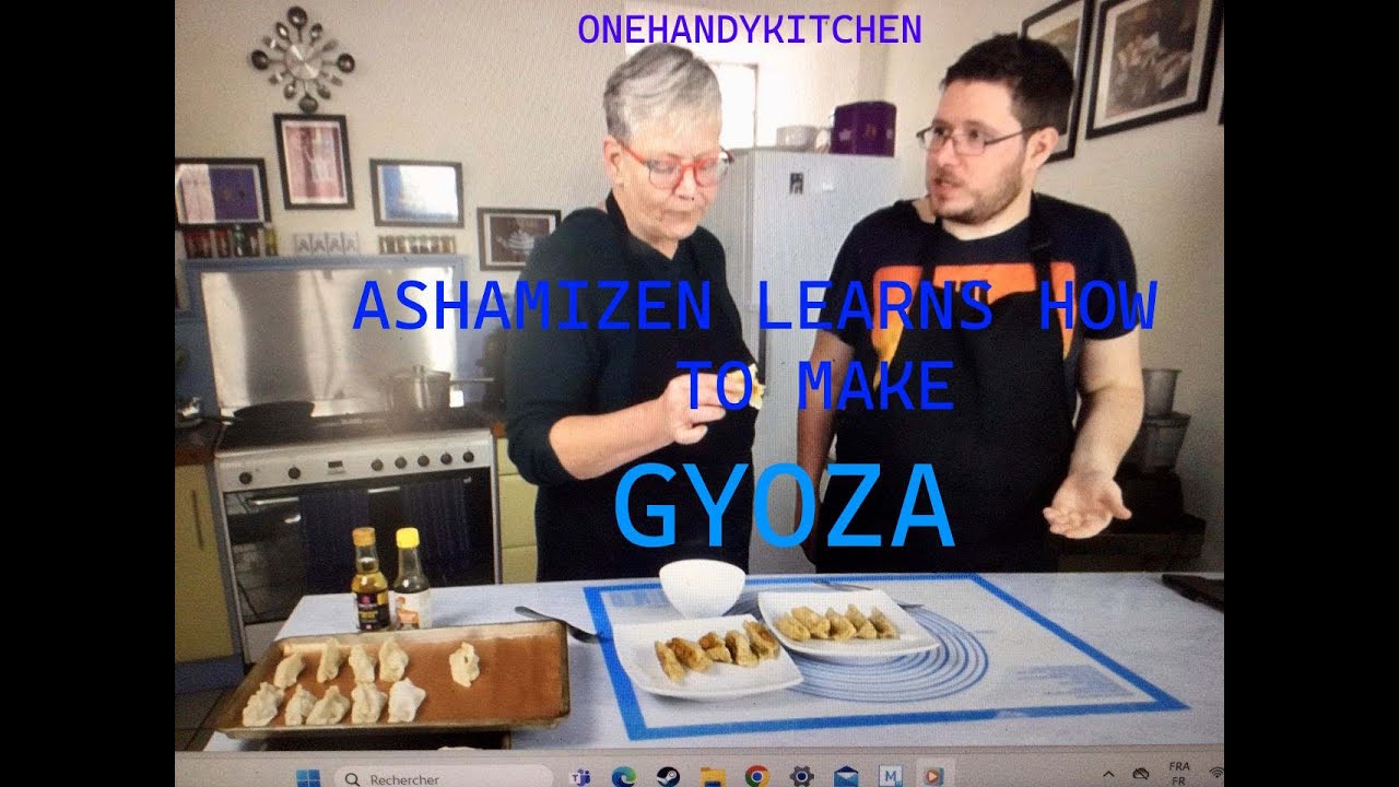 Ashamizen Learns How To Make Pork Gyoza