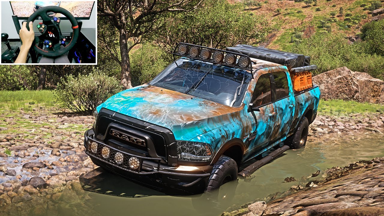 Rebuilding RAM 2500 Power Wagon - Forza Horizon 5 | Simagic Alpha Ultimate gameplay