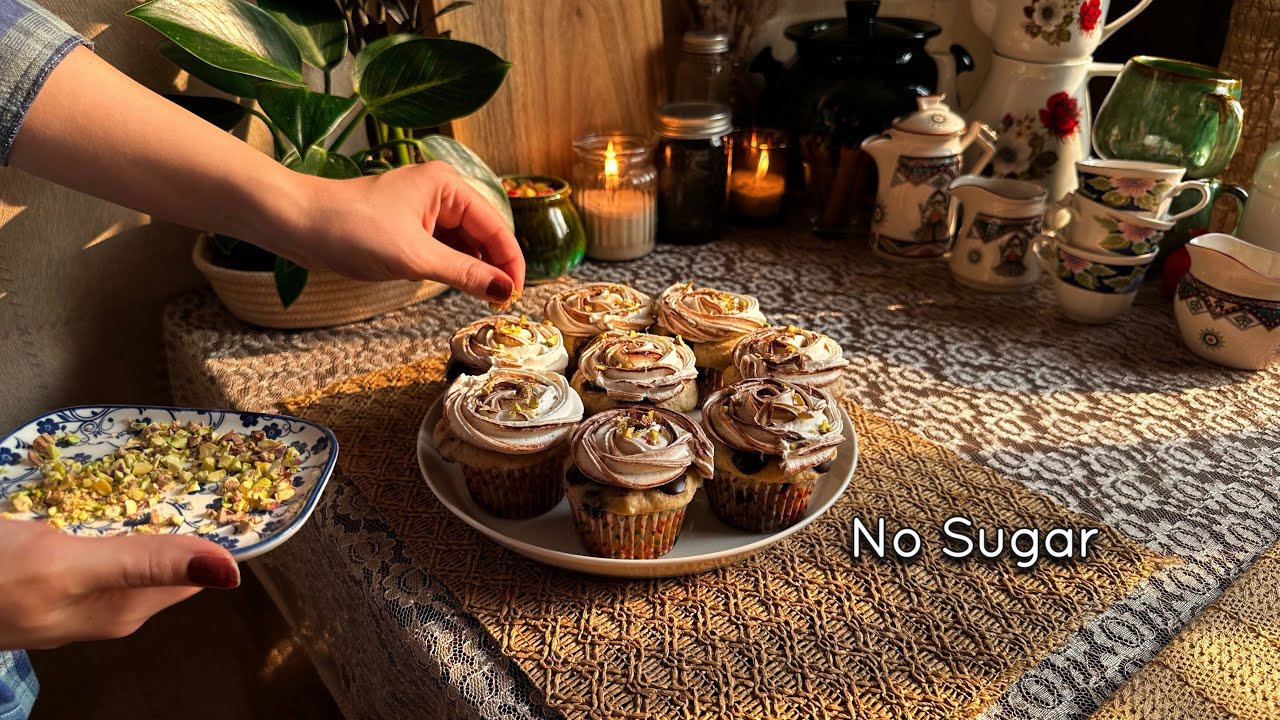 A Simple Sugar-Free Banana Chocolate Muffin You’ll Love🧁🍌