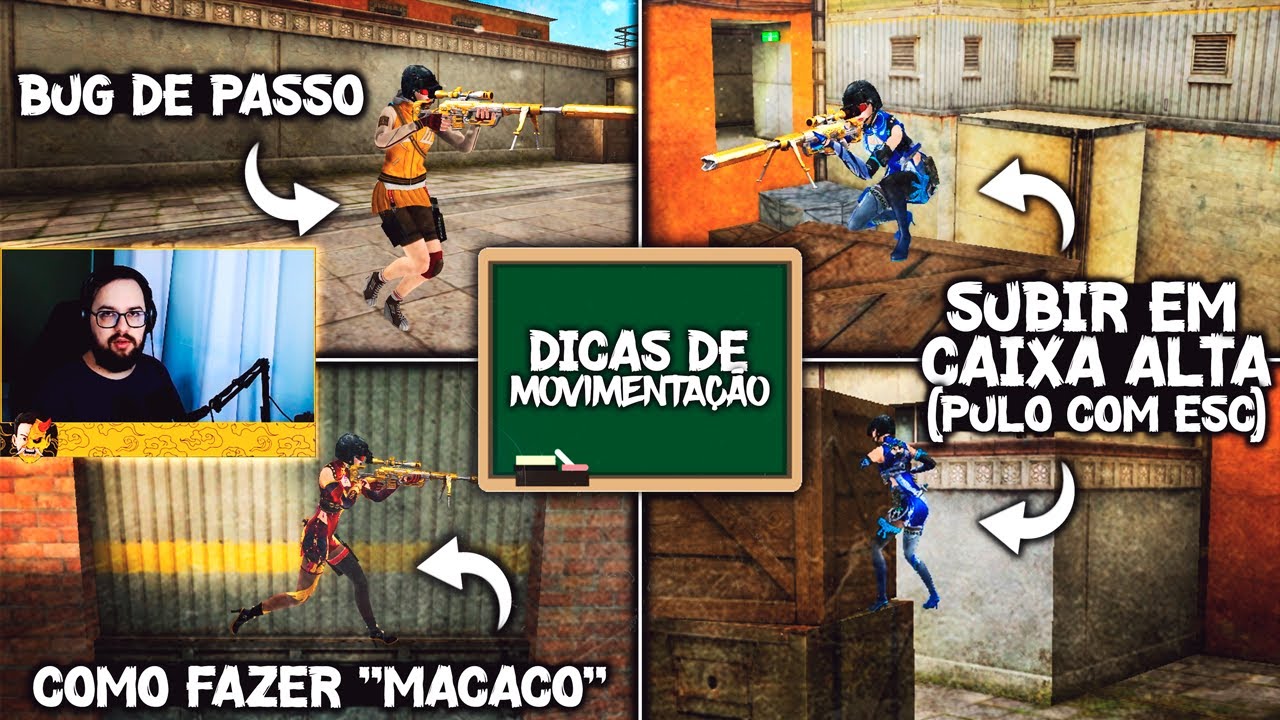 TUDO SOBRE MOVIMENTA&Ccedil;&Atilde;O NO CROSSFIRE! 💥 BUG DE PASSO, DOUBLE JUMP E MACETES ABSURDOS!